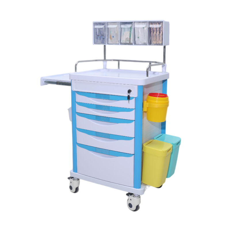 Medical ABS Emergency Room Treatment Trolley