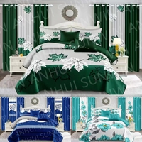 En Stock 10 Pièces Ensemble Couette et Couvre-lit King Size Doux au Toucher – Parure de Lit Grande Taille Vente Chaude