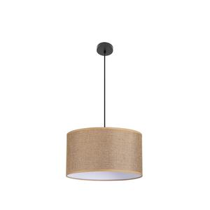 Lampada a sospensione 3xE27 nera e marrone, dimensioni 50x50 cm, senza diffusore, ideale per l'illuminazione decorativa in spazi moderni. - Product Image 1
