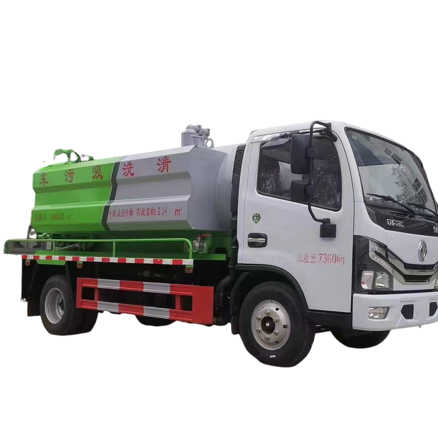 1,43 м³ Dongfeng Высокого Давления канализационная промывочная машина для всасывания сточных вод вакуумный Автоцистерна для сточных вод вакуумный насос для жидкости