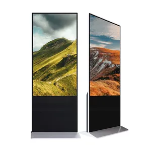 32 40 43 50 55inch 4k Touch Screen Floor Stand Indoor AD Equipment LCD Digital Signage Advertising Display
