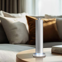Diffuseur d'arômes portable rechargeable électrique personnalisé de 120 ml, contrôlé par application, avec télécommande pour un usage domestique et hôtelier
