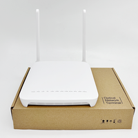 Modem non Band F680 V6.0, kualitas tinggi 4GE + 1pot + 2.4G + 5G WIFI Router dengan catu daya 12V Gpon Epon ONU untuk FTTH dengan 2usb