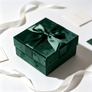 Vente en gros d'usine, nœuds en satin vert bordeaux personnalisés avec logo, nœuds pré-faits multi-usages pour emballages cadeaux, fournisseur de cadeaux de luxe - Product Image 6