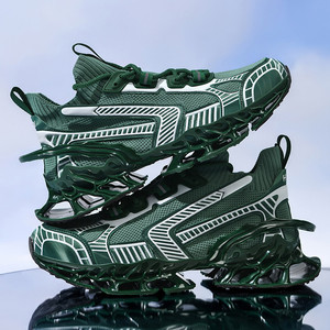 Últimas Zapatillas Deportivas Transpirables de Punto para Hombre, Calzado Técnico con Suela Hueca Única y Amortiguación, Zapatillas Urbanas de Moda - Product Image 4