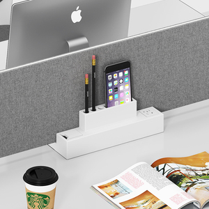 Cao Cấp Khung Nhôm Tủ Bàn Làm Việc Nội Thất 6 Chỗ Ngồi Nhân Viên Bàn Hiện Đại - Product Image 2