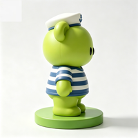 Figurine de bureau personnalisable en PVC de la série Ours Marin Vert, boîte mystère de 5 cm, jouet décoratif unisexe, cadeau pour les 14 ans et plus
