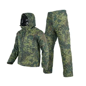 Ropa de caza de camuflaje de invierno, ropa táctica de calor reflectante de calor, uniforme de traje táctico de algodón cálido para hombres