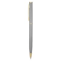 Vente en gros de stylo à bille design fin avec clip en or brillant Cadeau promotionnel stylo à bille en aluminium pour hôtel bon pour logo personnalisé MTP022