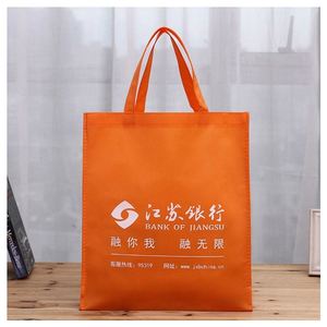 Bolsas de Compras de Tela No Tejida Reciclada al por Mayor, Bolsas Ecológicas Reutilizables, Bolsas de Supermercado con Logotipo Impreso Personalizado - Product Image 5