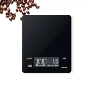 Nouvelle Mini balance intelligente électronique numérique pour aliments, balance à café avec minuterie
