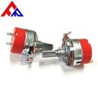 Fanrui B300K Dimming Potentiometer with Rotary Switch 24mm (Metals & Plastics -20~+70) for Electronic Appliances