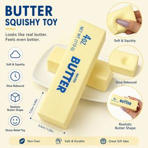 Juguete Antiestrés Personalizado Realista de Mantequilla Blanda de Ascenso Lento para Niños y Adultos, Regalo - Product Image 6