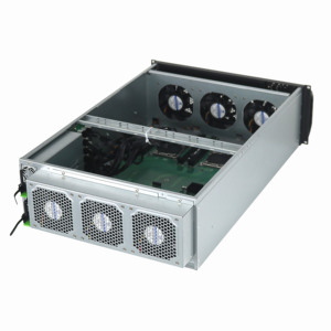 خادم رسومات 4U مع 6 منافذ PCIE*16، كمبيوتر قابل للتركيب في حامل 19 بوصة، علبة ذكاء اصطناعي مع 6 فتحات للخادم - Product Image 3