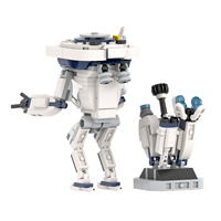 Kits de Ladrillos MOC de Exosuit de Camarón de Aguas Profundas para Creatividad Cinematográfica, Contenedor de Ladrillos DIY, Juguetes de Construcción para Niños MOC1798