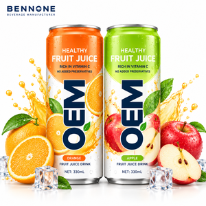 Bevanda al Succo di Frutta 330 mL Arancia e Mela Ricca di Vitamina C Programma Retail per Esposizione in Frigo e Pausa Rinfrescante - Product Image 2