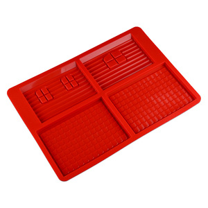 Best Selling Food Grade <strong>Christmas</strong> 3D Gingerbread Cake Baking Molds <strong>Silicone</strong> House Cake <strong>Moulds</strong> - Product Image 2