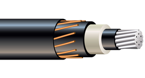 สายเคเบิลไฟฟ้าแรงต่ำเหนือศีรษะชนิดอลูมิเนียมหุ้มฉนวน XLPE ขนาด 2x6AWG+1x6AWG+6AWG (2x16 มม.) 0.6/1kV สำหรับสถานีไฟฟ้า OEM, ABC Ca - Product Image 1