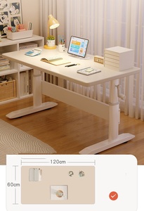 Mesa de aprendizaje de madera maciza para estudiantes de primaria y <span class=keywords><strong>secundaria</strong></span>, escritorio de dormitorio infantil que se puede levantar, mesas escritas a mano - Product Image 4