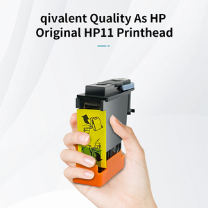 WECARE HP11 Tête D'impression Noire Qualité D'origine Compatible pour <span class=keywords><strong>HP</strong></span> <span class=keywords><strong>Designjet</strong></span> <span class=keywords><strong>70</strong></span> 90 100 110 500 510 500ps 800ps 9110 K850 Imprimante - Product Image 2