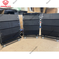 Dual 12 pulgadas 3 vías de audio profesional VTX A12 Sistema de matriz de línea Sistema de sonido altavoces al aire libre