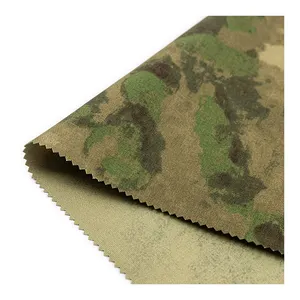 1000D Anti yırtılma 100% poli ATY Cordura A-TACS FG Camo baskı dokuma kumaş için taktik  yelek çanta