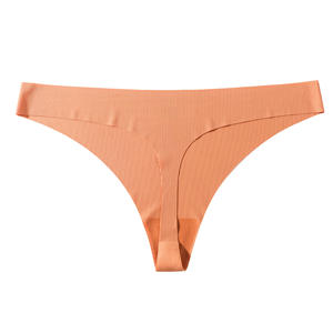 ثونغ لون واحد الملابس الداخلية مثير رغبة نقية المرأة الرياضية منخفضة الخصر سروال داخلي مثلث سراويل داخلية سلس تنفس - Product Image 6