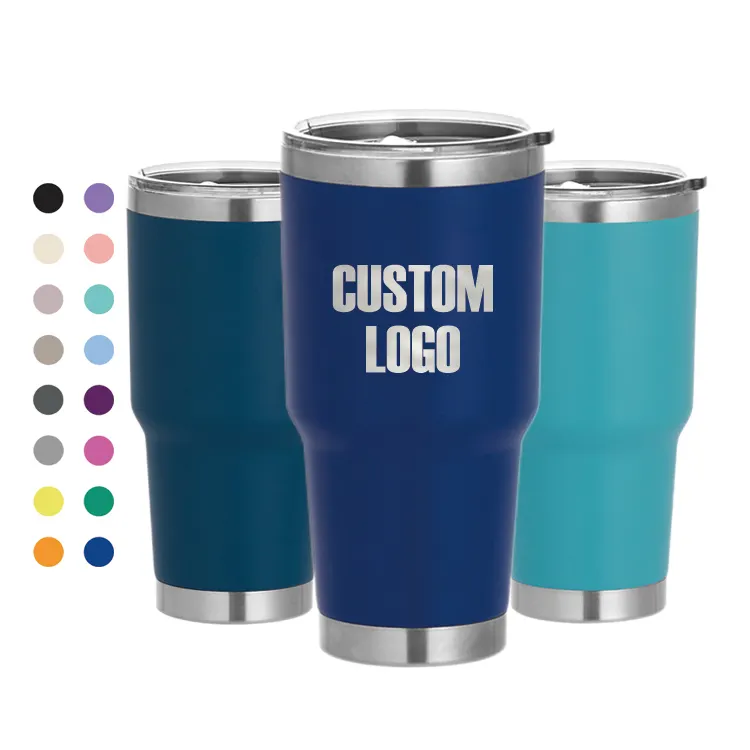 Penjualan terlaris Yeticooler Mug 30oz 20oz Tumbler Yetys cangkir baja tahan karat Thermo Cup Yety 30 ons tumbler asli