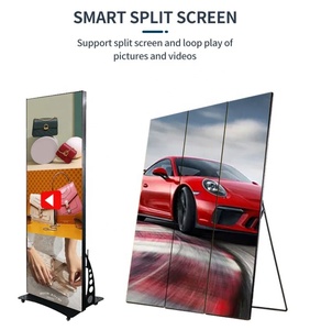 Marco de póster LED independiente, pantalla LED portátil P2.5 para pósteres, pantalla LED para pósteres de interior - Product Image 5