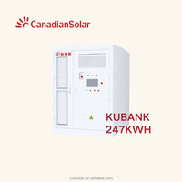 Système d'alimentation en énergie KuBank au lithium-ion de 247 kWh pour le stockage d'énergie commercial et résidentiel avec 883,2 V CC et une efficacité de plus de 90 %