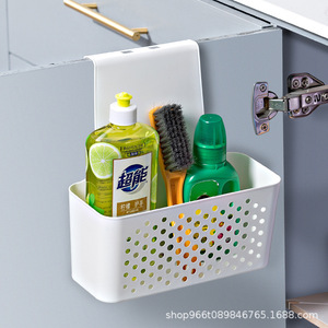 Wall Mounted Storage Box Rectangle Punch Free For Bathroom Kitchen Toilet Hanging Behind Door Small Size <b>Large</b> Size - Product Image 3