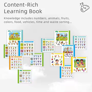 เครื่องเล่นแผ่นเสียงสำหรับเด็ก ปี 2025 แฟชั่นชั้นสูง ของเล่นเสริมพัฒนาการเด็กเล็ก บันทึกการเรียนรู้ พร้อมการ์ดเรื่องเล่าแบบอิเล็กทรอนิกส์  เครื่องเรียนรู้พูดได้  แบบกำหนดเองได้ - Product Image 6