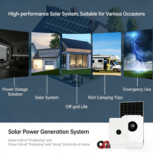 Système de stockage d'énergie solaire SHENHAUR Spot haute fréquence 48V 200Ah avec batterie au lithium 5kW 6kW 10kW pour toiture - Product Image 3