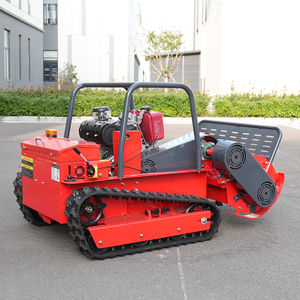 Big Power Diesel Engine Small Robot Grass Cutter Cutting Width 80cm 100cm 120cm <b>Remote</b> Control Crawler Lawn <b>Mower</b> <b>Flail</b> <b>Mower</b> - Product Image 2