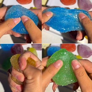 ลูกบอลบีบเล่นแบบทำมือ ขนาด 4 ซม. เสียงกรอบๆ รูปผลไม้ ของเล่นบีบคลายเครียด ของเล่นบีบแก้เบื่อ ของเล่นลดความวิตกกังวล - Product Image 2