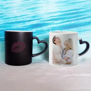 Tùy Chỉnh Ma Thuật Cốc Thay Đổi Màu Sắc Với Nhiệt Độ Màu Đen Để Ảnh Độc Đáo Cá Nhân Món Quà Cup Cho Cà Phê Trà Ly Uống - Product Image 5