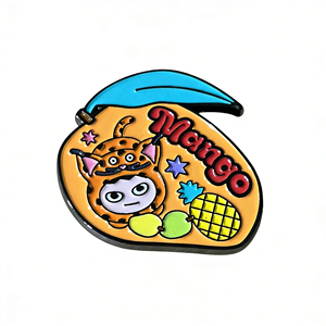 Badge de revers personnalisé en alliage de zinc émaillé de haute qualité OEM avec thème de dessin animé pour la publicité, certification Fama <span class=keywords><strong>USJ</strong></span> Sedex - Product Image 4