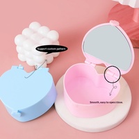 Organisateur de bureau en forme de cœur avec miroir - Vente en gros / Boîte de rangement décorative personnalisée romantique