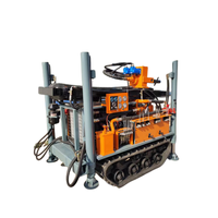 Foreuse pneumatique sur chenilles Feiyang 180m pour puits d'eau, machine de forage DTH pour trous de forage, moteur pour forage de roches dures et d'eau souterraine