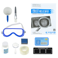 Kit d'agent secret réaliste pour enfants : Laboratoire interactif d'investigation sur les lieux de crime avec pack d'outils professionnels de collecte d'évidences