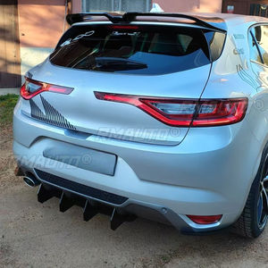 Pour <span class=keywords><strong>Renault</strong></span> Megane <span class=keywords><strong>GT</strong></span>/<span class=keywords><strong>GT</strong></span> <span class=keywords><strong>Line</strong></span> 2016-2020 : Kit Carrosserie Diffuseur de Pare-chocs Arrière, Lame de Protection et Accessoires - Product Image 3