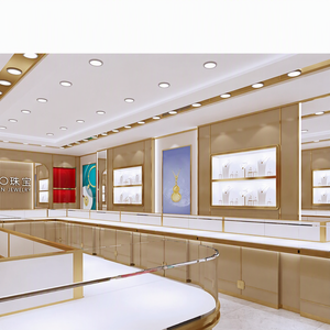 Custom Jewelry Shop Design Luxury Jewelry Store Interior Design Furniture Display Showcase Layout Retail Design Service - Product Image 2