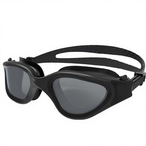 Waterproof <b>Large</b>-<b>Frame</b> Anti-Fog Silicone Training Swim Goggles PC Lens UV Protection for Adults Men Women Swimmers - Product Image 3