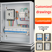 Boîte de distribution complète Delixi personnalisée, disjoncteur MCCB LE 4P 100A, 415V 8KV, boîte de distribution de disjoncteurs électriques