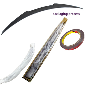 สปอยเลอร์หลังคาร์บอนไฟเบอร์ทรง M4 สำหรับ Q50 Q50S Q50L ปี 2013-2023 - Product Image 6