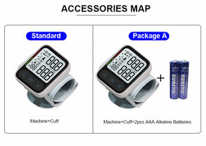 Finicare Pols Bloeddrukmeter Achtergrondverlichting Display Spanningsmeter Automatische Pols Bloeddrukmeter - Product Image 4