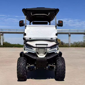Carrito de Golf Eléctrico de 4 Plazas con Batería, Carrito de Caza, Buggy de Golf, Carro de Golf para Campamentos al Aire Libre en Carreteras No Públicas - Product Image 1