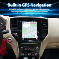Radio para Auto Nissan Pathfinder 2012-2019, Apple CarPlay Inalámbrico, Android Auto, Estéreo, GPS, Navegación, Multimedia, Reproductor de DVD, Pantalla