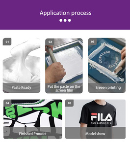 טוב יציבות גומי להדביק לבן Waterbased בד מסך הדפסת דיו - Product Image 4