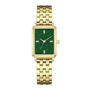 2024 Neues Design rechteckige Dame-Top Markenuhr für Damen Luxus-Armbanduhr individuelles Logo Damenuhr für Mädchen